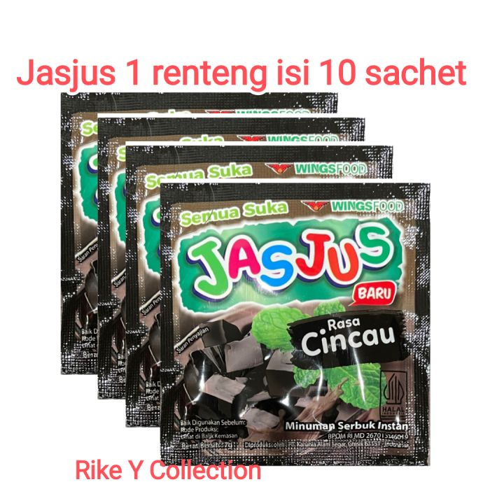 Jasjus/Tea Jus 1 renteng isi 10 sachet | Lazada Indonesia
