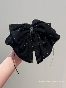 คลิปจับผมโบว์ผีเสื้อสไตล์เกาหลีสำหรับผู้หญิง 2025 ใหม่ล่าสุด คริสตัล หางม้า ครึ่งผม คลิปฉลาม คลิปจับผมที่มีเอกลักษณ์เฉพาะตัว