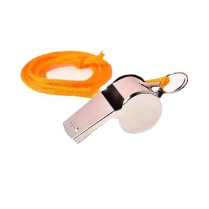 Match Whistle Metal Stainless Steel Military Training Traffic Outdoor Survival Whistle High Frequency No Nucleus Sports Basketball