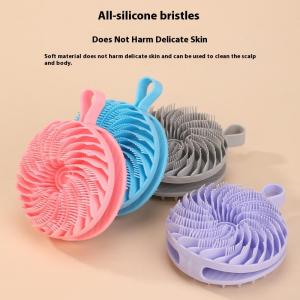 HNKMP | New Silicone Body Scrubber Loofah Double-Sided Bath Brush Shower Scrubber Scalp Massager Shampoo Brush For Women Men