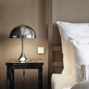 💥Dream Best🔥 Italian Designer Art Mushroom Table Lamp Modern Simple Living Room Study Model Room Bedroom Decorative Table Lamp Table Light Lamp Adjustable Portable Charger Table Lights for Room