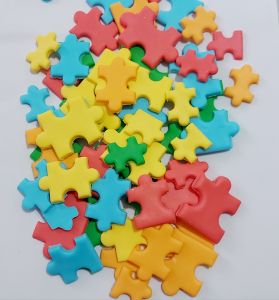 Puzzle Theme Edible Cake Topper S M L Assorted Sizes