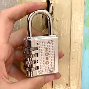 Khóa zoro mật mã 4 số màu Bạc 2024