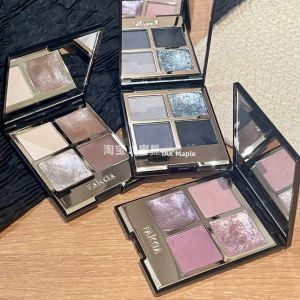 JIUQI | Blue Glitter Shimmer 4-Color Eyeshadow Palette