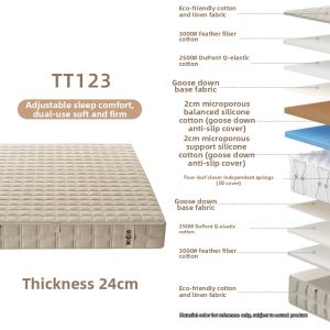 Adjustable Softness All-removable Glue-free Breathable Spring Mattress