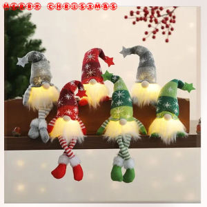 Christmas Dolls Faceless Dwarf Doll Sled Elf Glowing Dwarf Doll Christmas Gnome Doll Xmas Gift