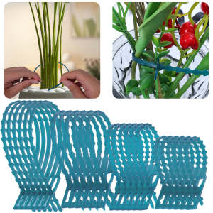 20/60PCS Garden Plant Ties Multi Function Sturdy Garden Plant Twist Tie Adjustable Vine Support Fastener