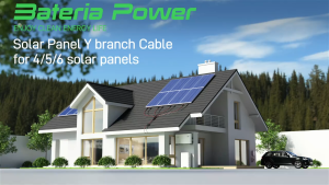 BateriaPower A Pair Of Solar Connector Y-type One-To-Two-To-Four Combiner Waterproof PV Male And Female Solar Panel Cable Connector MC4