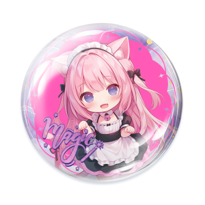 Glow-in-the-Dark Custom DIY Round Badge