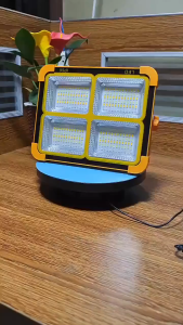 🔥ไฟแคมป์ปิ้ง led 4000W 7000W ไฟฉุกเฉิน โซล่าเซลล์ โคมไฟ แท้ ไฟโซล่าเซล ปรับความสว่างได้4เกียร จอแสดงผลแบตเตอรี่อัจฉริยะ ตัวเครื่องกันน้ำ IP66