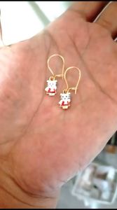 Anting Anak Lucu Bahan titanium Tahan Karat Karakter Lucu