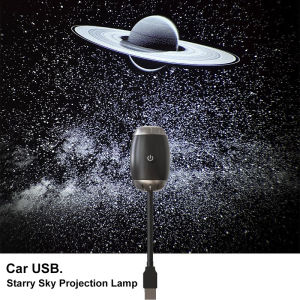 ZDSSY Romantic LED Starry Sky Night Light USB Powered Saturn Galaxy Projector Lamp for Car Roof Party Room Ceiling Decor Plug and Play Universal USB Interface