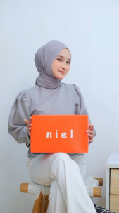 Niel Sandal Wanita  Tali Lumina Synthetic Leather