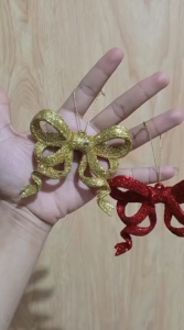 GANTUNGAN BENTUK PITA AKSESORIS POHON NATAL HSN-88-HR20343100