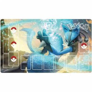 Bandai | PTCG Gyarados Charizard Anime Card Mat YGO Lucario Battle Table Pad Cao Su Board Game Phụ Kiện Dành Cho Người Sưu Tầm Và Người Chơi