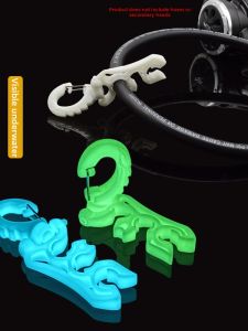 Night-Luminescent Quick-Release 3-Position Dive Clip