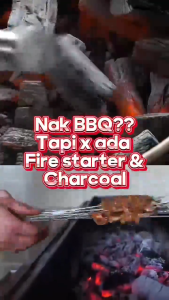 Premium Combo Fire Chicken brand Fire Starter + Charcoal (3kg) + Serai Lilin Anti Lalat/Nyamuk