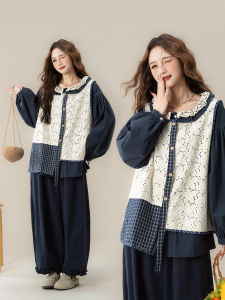 Bộ Đồ Vintage Voan Ren Dễ Thương Thoáng Rộng Rãi và Ôm Sát