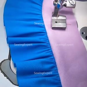 Sepatu Kerut Dua Tingkat P5 P5W Mesin Jahit High Speed Industri Jarum 1/ Gathering Shirring Foot Menjahit Kerutan