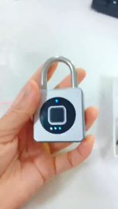 Gembok Sidik Jari Kunci Sidik Jari Pintar Gembok Pemindaian Sidik Jari Gembok Pintar Gembok Kecil Pengisian Daya USB