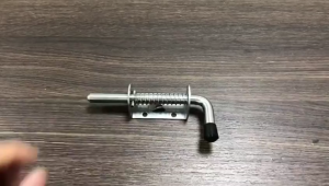 Stainless Steel Spring Loaded Latch Lock Security Spring Barrel Bolt Window Cabinet Door Bolt Latch