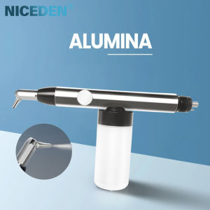 NICEDEN Dental Aluminum Oxide Micro Blaster Interface Microetcher Sandblasting Alumina G un Air Abrasion Polisher Anti-Suckback Stainless Steel Body