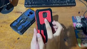 Case Untuk Oppo A54 4G New Casing Hp Kickstand Armor Belt Clip Terbaru
