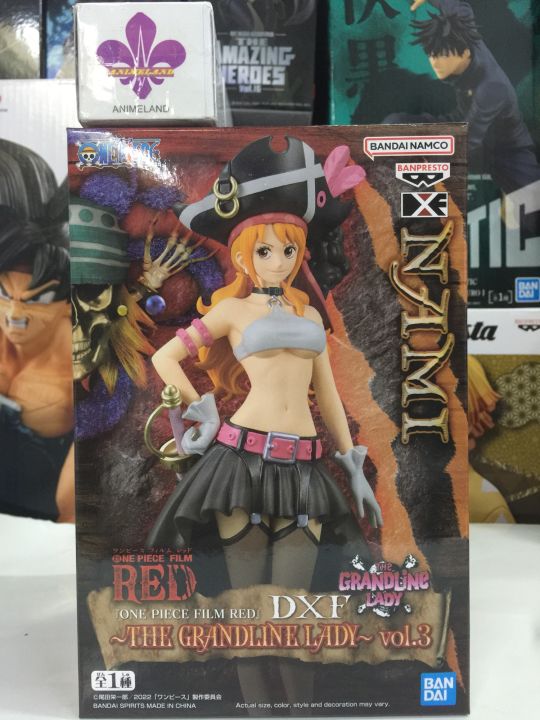 Banpresto One Piece Film Gold Nami DXF Statuetta 6.3 Pollici – The Grandline Lady Volume 2, Collezione Ufficiale, Base Inclusa