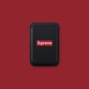 Creative Red Heart Mobile Phone Magnetic Card Holder Creative Niche New Style Apple 15Promax Card Holder MagSafe Suitable for Imitation Leather Case Student Meal Card Pack Black Upscale Bus Card Holder