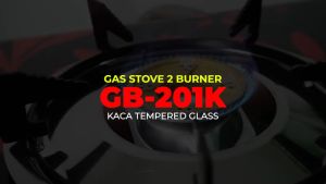 Advance GB200K / GB201K Kompor Gas Kaca / Kompor Tanam 2 Tungku Tempered Glass - FREE ONGKIR