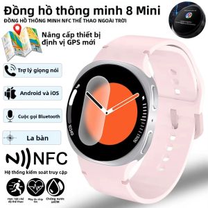 Đồng Hồ Thông Minh AMOLED HD Mini 8 NFC La Bàn Gọi Bluetooth GPS Thể Thao Dành Cho Nam Nữ Tích Hợp Theo Dõi Sức Khỏe Giám Sát Giấc Ngủ Mẫu 2025