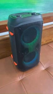 loa partybox 300 RGB loa bluetooth loa karaoke loa ngoài trời bass kép cực căng (6.5"x2) tặng mic ko dây