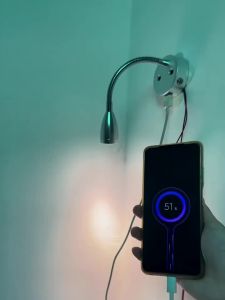 12-24V RV Ceiling Light Bedroom Touch Wall Lamp 3W RV Reading Lighting Fixture LED USB Ship Yacht Snake Shaped LED Bracket Light