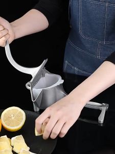 KAMJE Alat Peras Buah Jeruk Lemon Manual Stainless Steel Besar Juice Squeezer