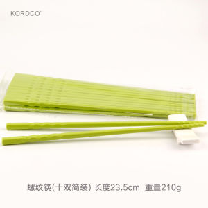 Bộ Thìa Đũa Melamine Bền Màu Đen Đính Họa Tiết Sóng Cho Khách Sạn Thương Mại Sử Dụng Tại Nhà Bộ 10 Đôi