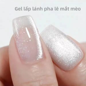 Sơn Móng Tay Gel Mắt Mèo Điện MIANEL 10ML Bán Chạy Nhất Mùa Đông Phối Đồ Đa Dạng Màu Trắng Sứ Lấp Lánh Dễ Thương Thành Phần Nhựa Resin