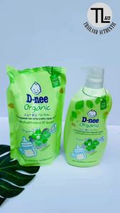 Nước rửa bình sữa Dnee Organic Thái Lan cho bé túi 550ml/ chai 600ml - TLAU Official Store