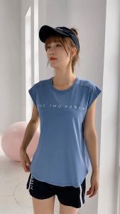 เสื้อแขนกุดออกกำลังกาย พร้อมส่ง เสื้อออกกำลังกายผู้หญิง สีพาสเทล รุ่น 169