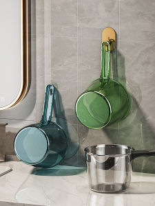 Thìa Nhựa Trong Suốt Dày Dùng Trong Nhà Bếp Thìa Múc Nước Chịu Nhiệt Độ Cao Không Vỡ Thìa Múc Tóc Dụng Cụ Nấu Ăn Phổ Thông