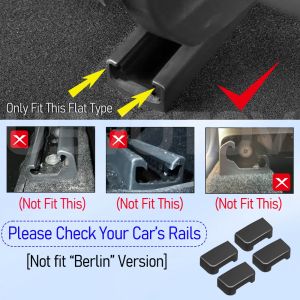 4pcs Seat Rail Cover Protector For Tesla Model 3 Y Juniper YL Accessories 2026 - 2021 Rear Seat Slide Rail Plug Protection Mats