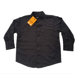 kemeja lengan panjang anak laki laki kerah koko fashion