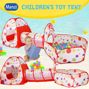 300*120*95 Kids Play Tent Crawl Tunnel Ball Pit Portable Playground Set Childrens Toy Tent Large Portable Folding Kids Play Tent Castle House Portable Folding Kid Play Tent Castle