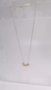 New Arrival Stainless Steel Gold-Plated 26 English Capital A-z 26 Letters 3D Bubble Letters Charm Alphabet for Necklace Making