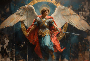 Kayou | DIY Oil Painting By Numbers Kit Sacred Angel Figure Acrylic Paint By Numbers Diy Numbers Painting Art on Canvas By Numbers