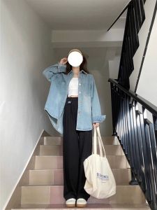 AIYILU | American Retro Design Jeans Jacket