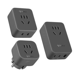 Bull | Travel Adapter Plug Socket Fast Charging Multi-Outlet