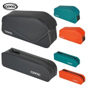 Cxwxc xe đạp từ nắp túi sườn trên với bu lông gắn & dây đai hai chiều cài đặt MTB xe đạp đường trường trước chống nước Túi có khung