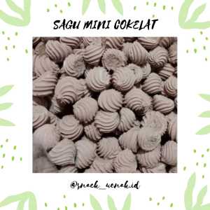 SNACK KILOAN KUE SAGU MINI COKLAT 250 GRAM | CEMILAN MURAH MAKASSAR