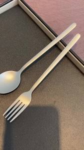 Korean Style Pure Titanium Long Handle Spoons and Forks for Camping Utensils