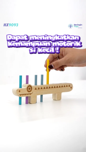 TERATAITOYS - Beringin Toys Fun Fishbone Sorting Montessori Game / Permainan Montessori Anak Melatih Logika & Warna